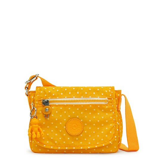 Kipling Sabian Klassieke Printed Crossbody Mini Tassen Geel | België 1876ZU